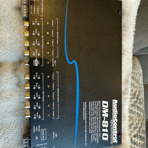 AudioControl DM-810 8 by 10 Channel Matrix Digital Signal Processor - Picture 1 of 4